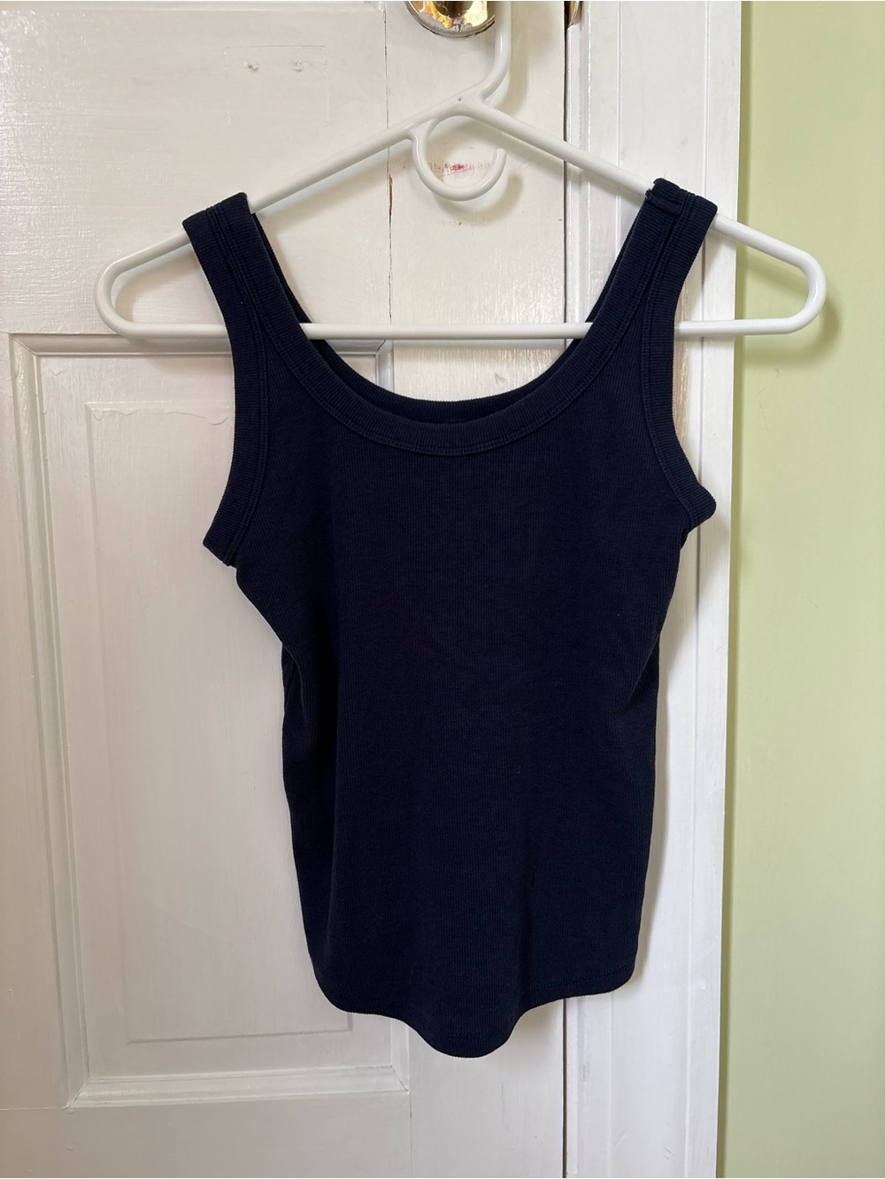 Navy Ribbed Tank - Picture 2 of 2